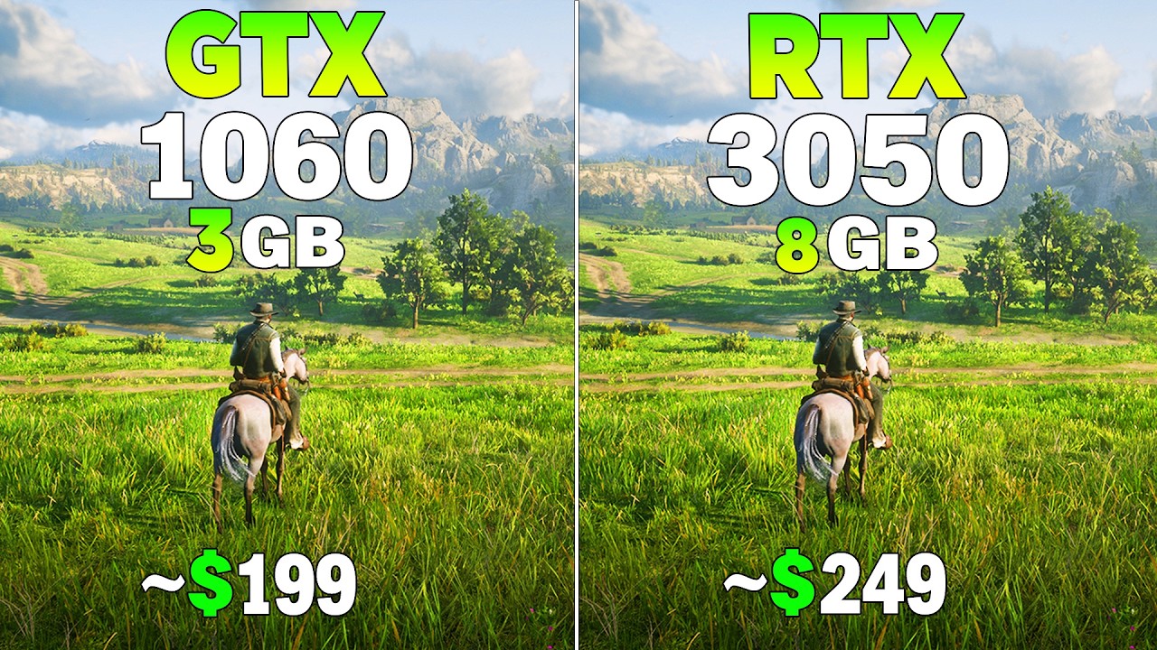 GTX 1060 Vs RTX 3050 - Test in 12 Games - YouTube