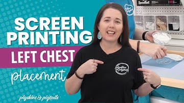 How to Align Left Chest Screen Print