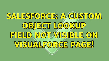 Salesforce: A custom object lookup field not visible on visualforce page!