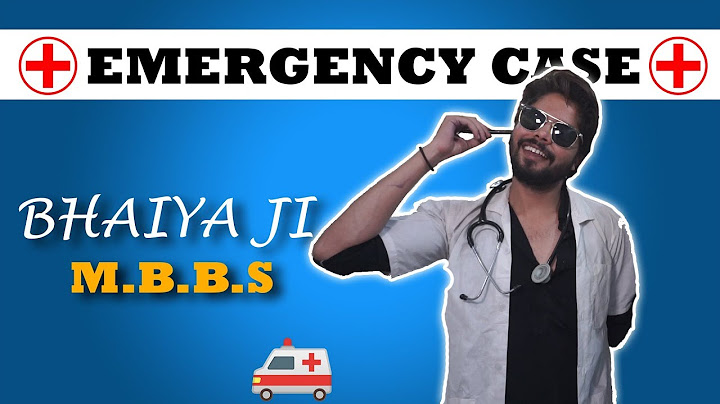When A Desi Guy Accidentally Become Doctor || Bhaiya ji MBBS