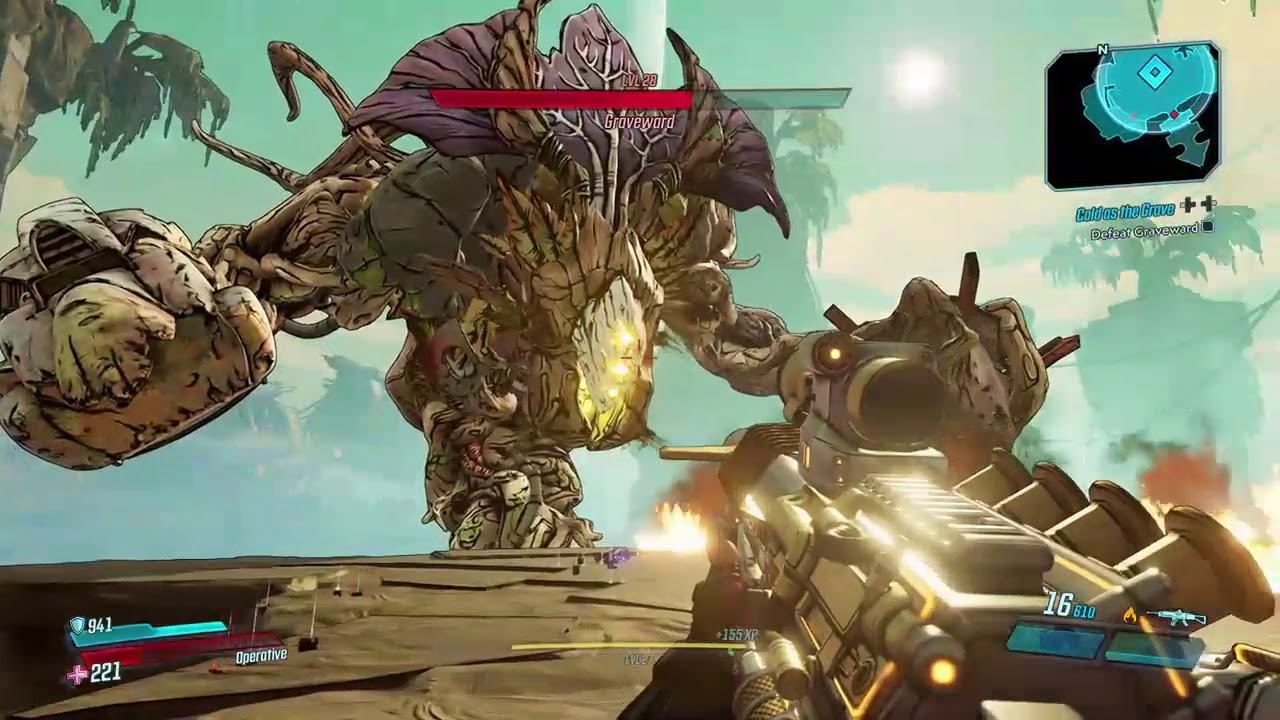 Borderlands 3 The Graveward vault 2 boss fight!