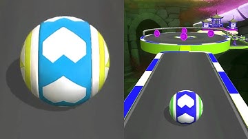 Sky Rolling Balls 3D Vs Reverse Balls Speedrun Walkthrough Gameplay