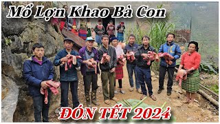 ĐẠI TIỆC LỢN KHỦNG ĐÓN TẾT 2024 KHAO BÀ CON HẤU CHUA 7 SIÊU NHÂN HÀ GIANG. THÀO MÍ LINH