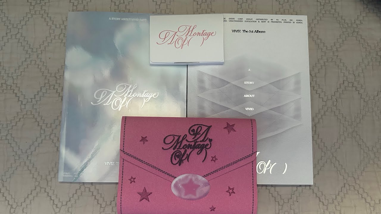 [UNBOXING] VIVIZ (비비지) ‘A Montage Of ( )’ VIVID + DAYZ, LOVE & QR Ver. 