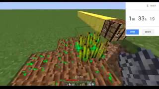 Fastest time to make and display 10 cakes in Minecraft (Java Edition)