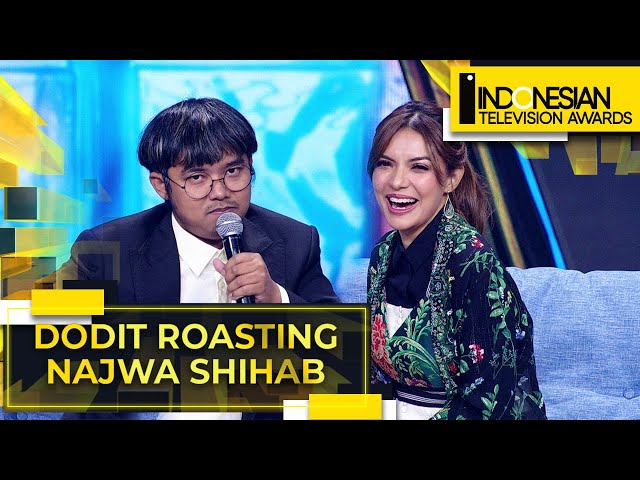 Dodit Roasting Najwa Shihab Ala Talksik |  Indonesian Television Awards 2022 class=