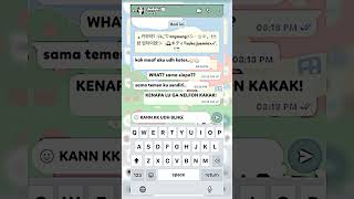 pov:di prank adek? #pov #fypyoutube #ramepliss #fakechat #masukberanda screenshot 4