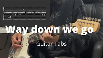 Way down we go by Kaleo | Guitar Tabs