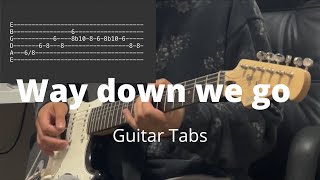 Way down we go by Kaleo | Guitar Tabs Resimi