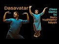 Full & Slow Dasavatar Odissi Dance by Jujhi Sir 열 화신 아바타 인도춤