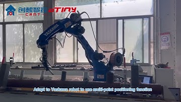 Application of ATINY Robot Seam Tracking System in Pipeline Industry with Yaskawa robot