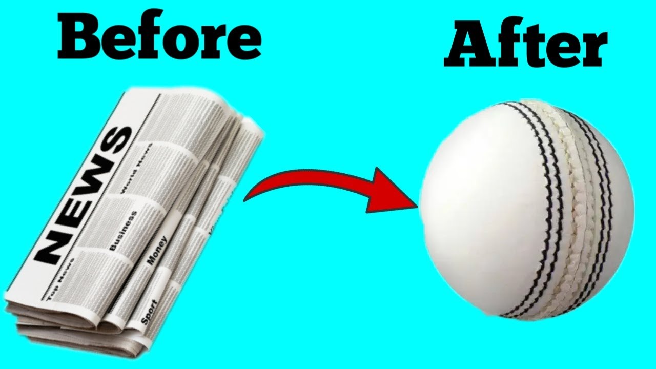 How To Make Cricket Ball With News Paper Making Cricket Ball न्यूज़पेपर से क्रिकेट बोल