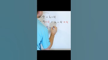 Solving One-Step Equations Using Addition and Subtraction