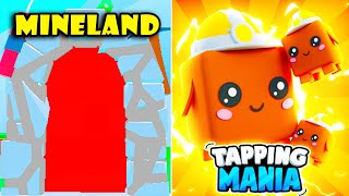 New Update! Mineland World + Got All New Pets in Tapping Mania Simulator! [Roblox]