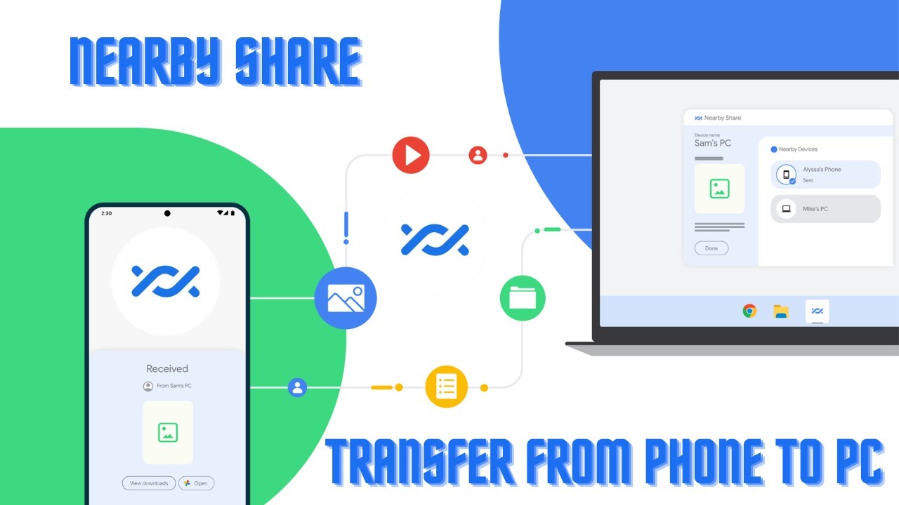 How to transfer files from Android to Windows 11 using Nearby Share ...