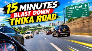 15-MINUTE BLAST DOWN THIKA ROAD 🏍️💨 | NAIROBI TO TRM RIDE