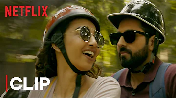 Radhika and Ayushmann's Eye-conic Scene | Andhadhun | Netflix India