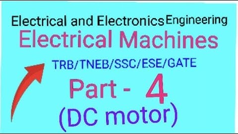 TRB Polytechnic (Engg), TNEB,SSC,IES& Gate👉 EEE/Electrical Machines Part-4/DC Machines தமிழில்