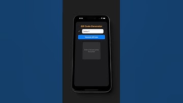 Qr Code Generator in SwiftUI IOS 16+ #smartphone #swiftui #coding #shorts