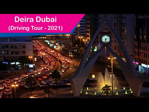 Deira Dubai Driving Tour [ 4k ] Clock Tower – Al Rigga – Naif – Baniyas Square – UAE
