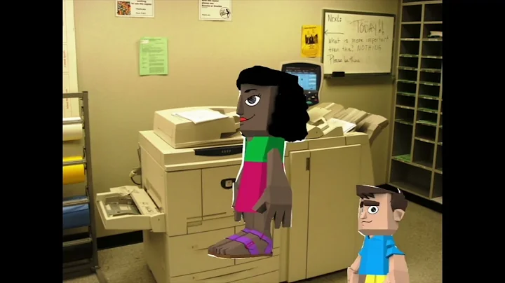 Nestor attempts to photocopy money