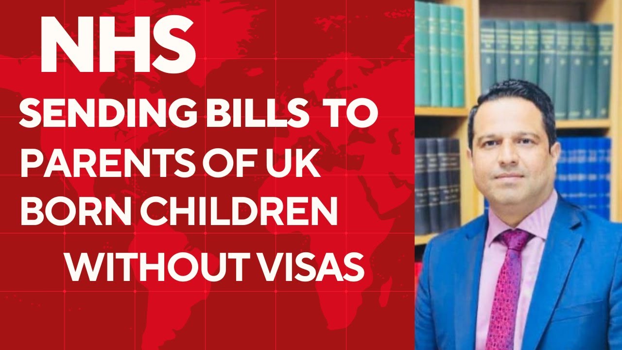 NHS отправляет счета родителям детей, родившихся в Великобритании без виз. Дети, родившиеся в Вел...