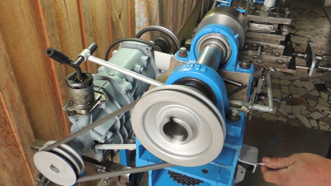 Torno mecânico finalizado