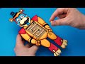 How to make Cardboard Glamrock Freddy FNaF Maze Game｜DIY Cardboard Paper Craft Ideas Tutorial