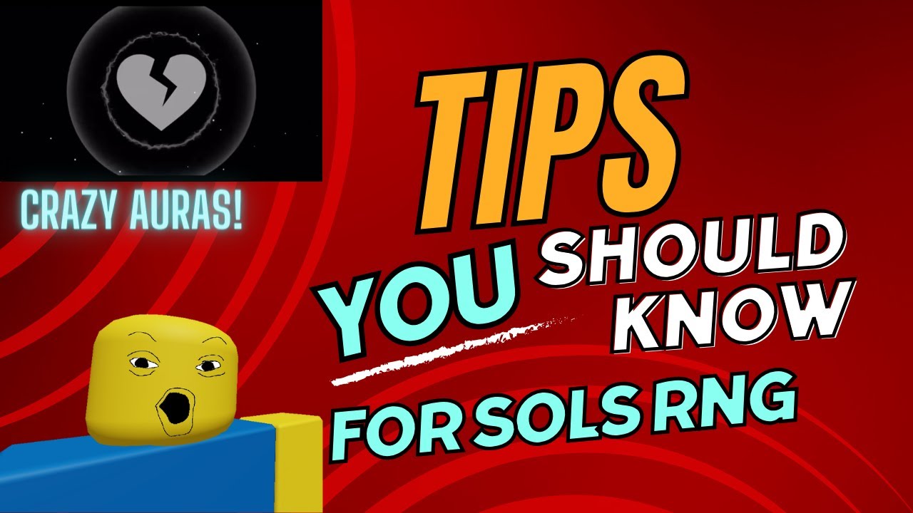Tips and tricks for roblox sols RNG! YouTube