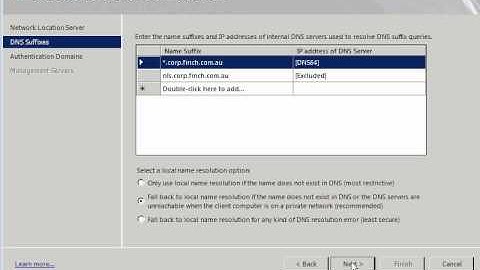 Forefront Lab - Run the UAG DirectAccess Configuration Wizard on UAG01 (Part 19/42)