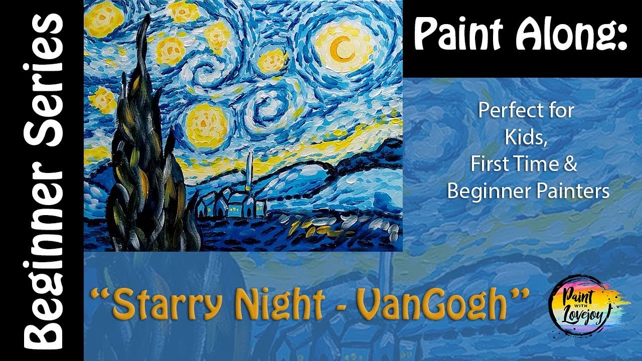 Painting to Gogh - Enjoy a Paint Night at Home