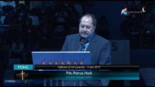 Pdt Petrus Hadi  Pemulihan Keuangan isakhar  Fohc 14 Juni 2019