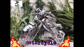 How to Make a 3D Metal Puzzle Motorcycle screenshot 4