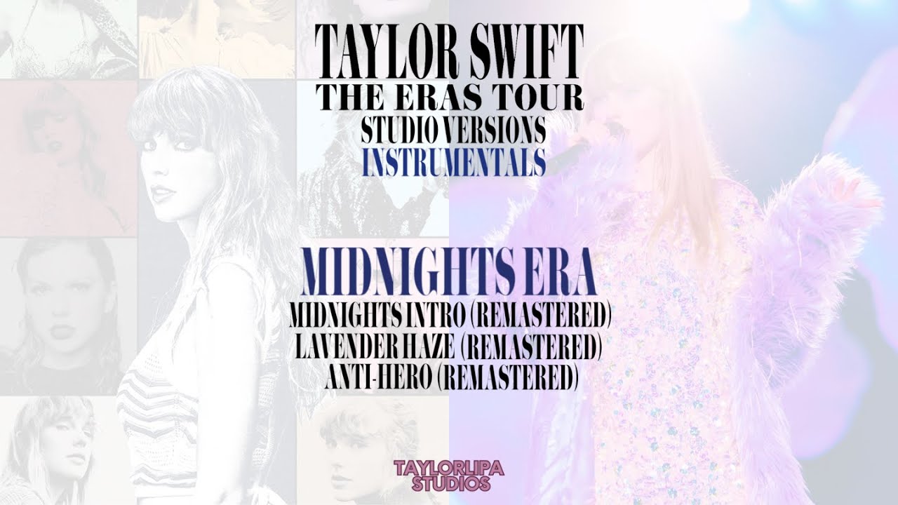 Taylor Swift - Midnights Intro / Lavender Haze / Anti-Hero - (Eras Tour Instrumental/w Backtrack)