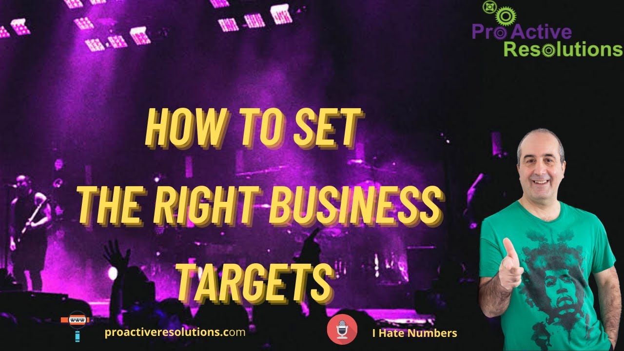 How To Set The Right Business Targets  ll  Business Tips - I Hate Numbers UK