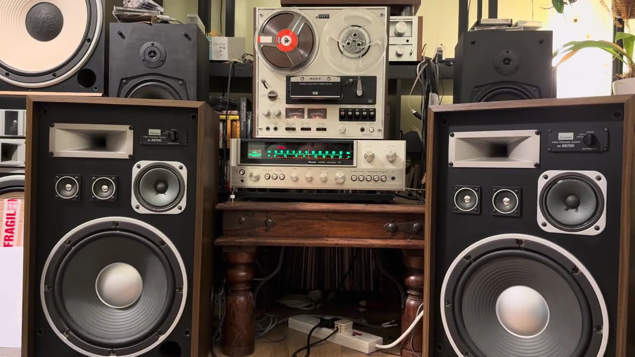 Vintage Sansui SP-X6700, 4 Way 5 Speakers System