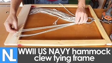 🛠️ Sailors Clew for Canvas Hammock - frame build // simple DIY