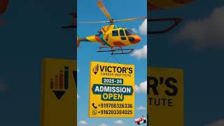 🚁 Admissions Open 2025-26 at Victor's Career Institute – Enroll Now!
