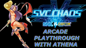 Arcade Longplay | SNK vs. Capcom: SVC Chaos | Athena |