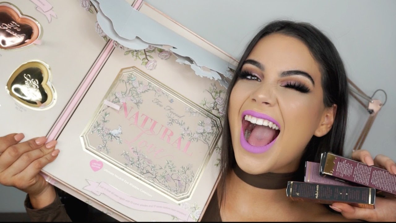 TOO FACED NATURAL LOVE COLLECTION TUTORIAL/REVIEW