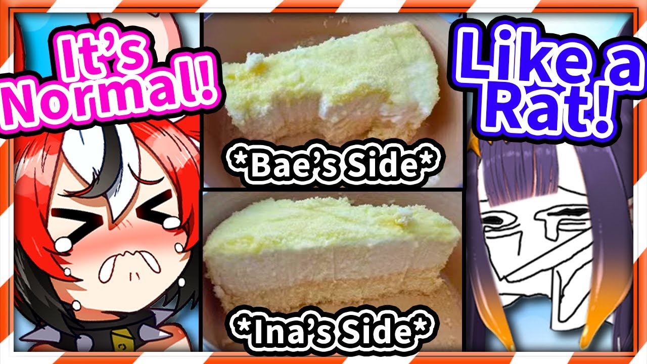 Ina Realizes How Bae Actually Eats Like a RAT IRL 【HololiveEN】