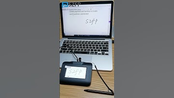 FP430S pdf file signature demonstration process