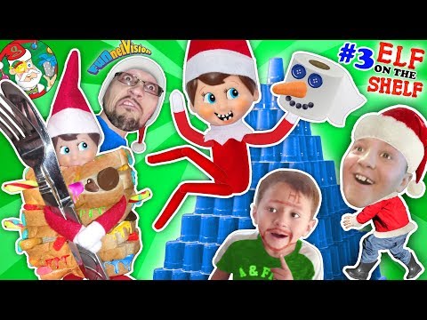 stacking-cups-elf-on-the-shelf-tower!-diy-build-a-snowman-toilet-paper-craft-funnel-v-fam-vlog