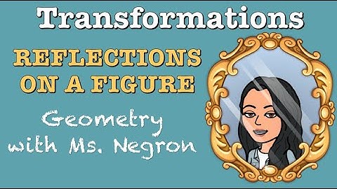 Reflections on a Figure | Geometry with Ms. Negron
