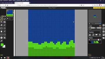 Piskel -Pixel Art Basic Animation  Layers