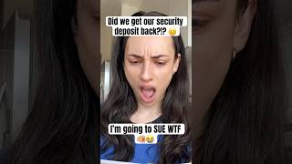 It’s missing HOW MUCH?!? 🫠💸#securitydeposit #moving #landlord #refund