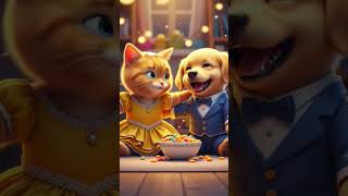 cat vs dog 😂#DreamScreenAI#catdog #catfriends #catdogfriends #catdogcomedy #catvsdog #cat #dogshorts