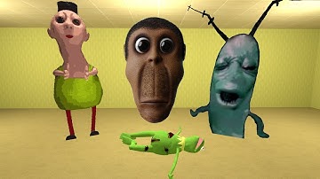 Obunga, Hamood Habibi And Plankton Augh - Nextbot Chase in Garry’s Mod (Horror)