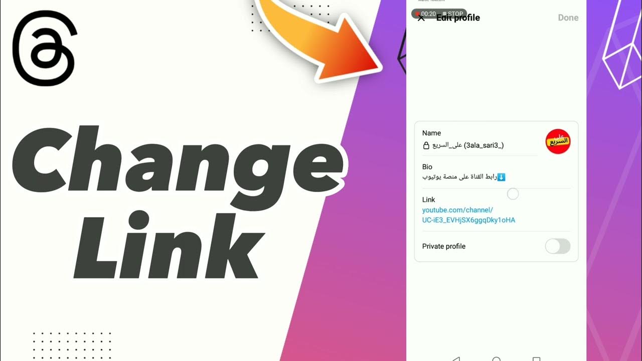 how-to-change-link-on-threads-youtube