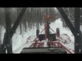 Grooming Marathon County Snowmobile Trails - ASV DX4530